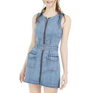 Rewash Blue Denim Mini Dress
